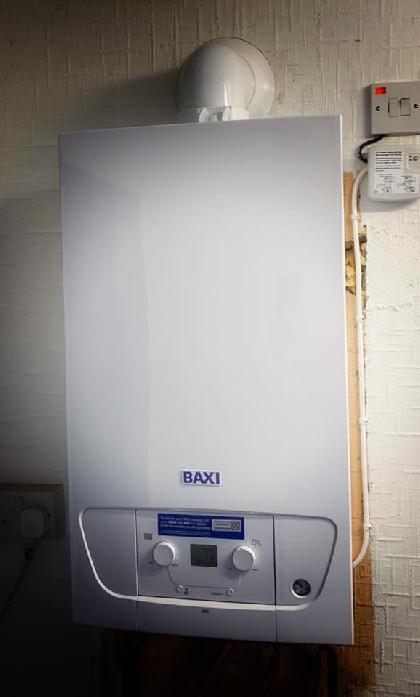 Baxi boiler fitted