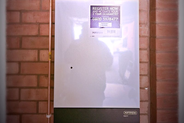 Potterton boiler installed