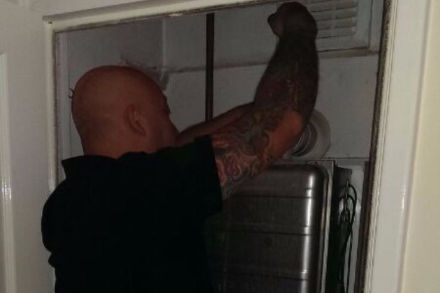 Engineer Darren in action